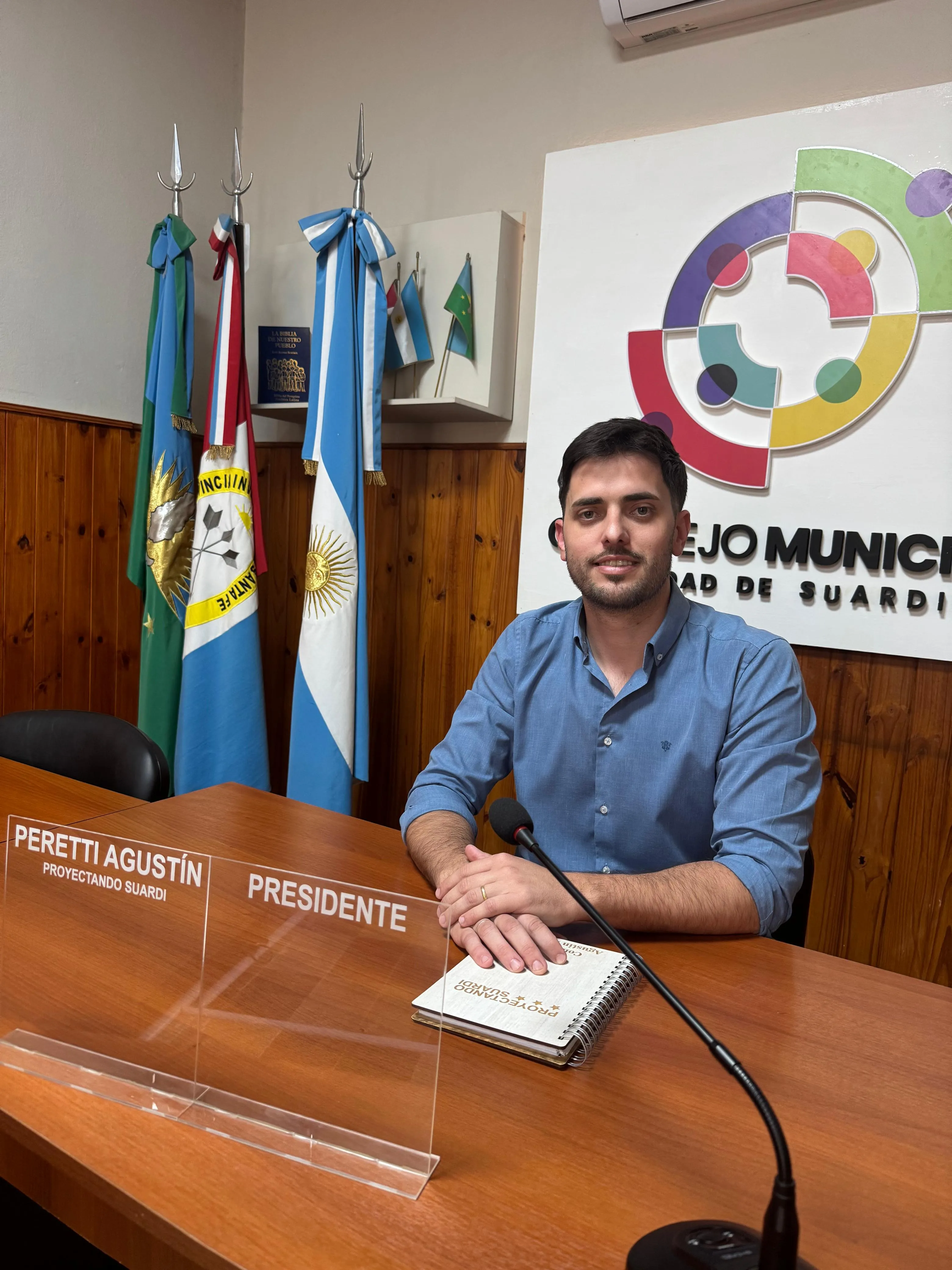 Agustín Peretti es el nuevo Presidente del Concejo Municipal de Suardi